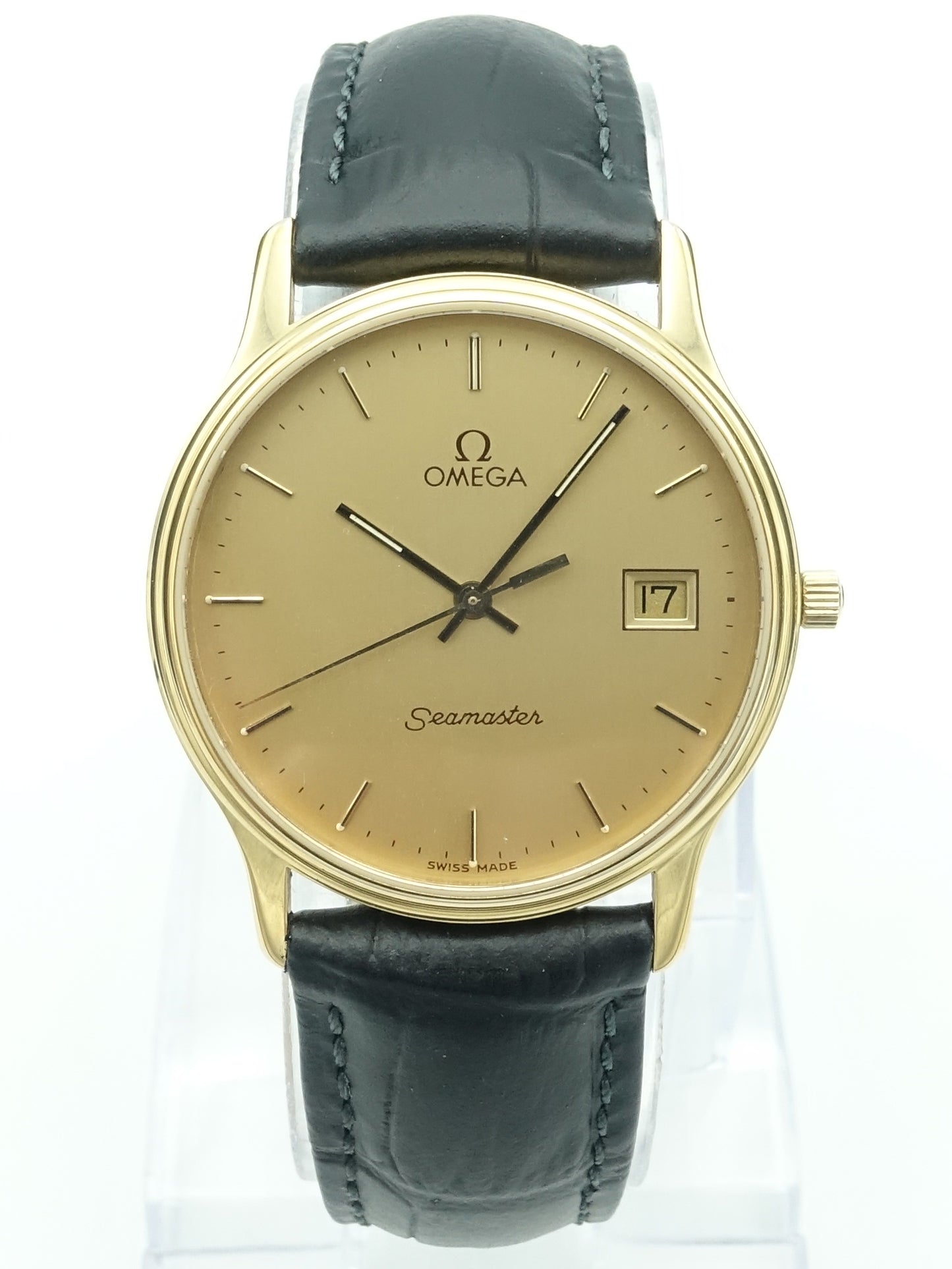 1982 9ct Gold Omega Seamaster Quartz Ref. 196.775