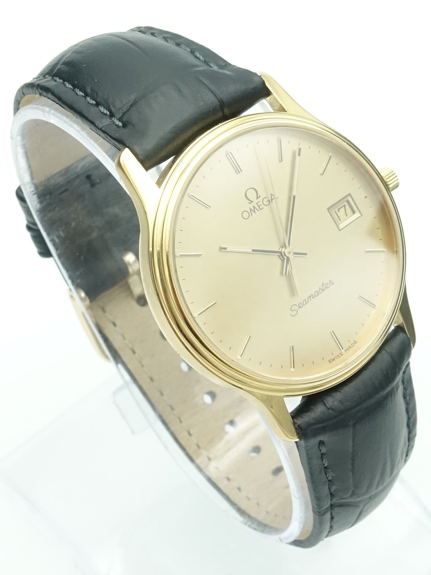 1982 9ct Gold Omega Seamaster Quartz Ref. 196.775