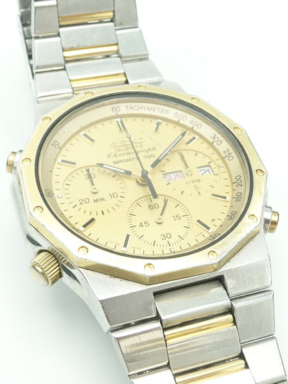 1995 Seiko Chronograph Sports 100 Ref. 7A38-702A