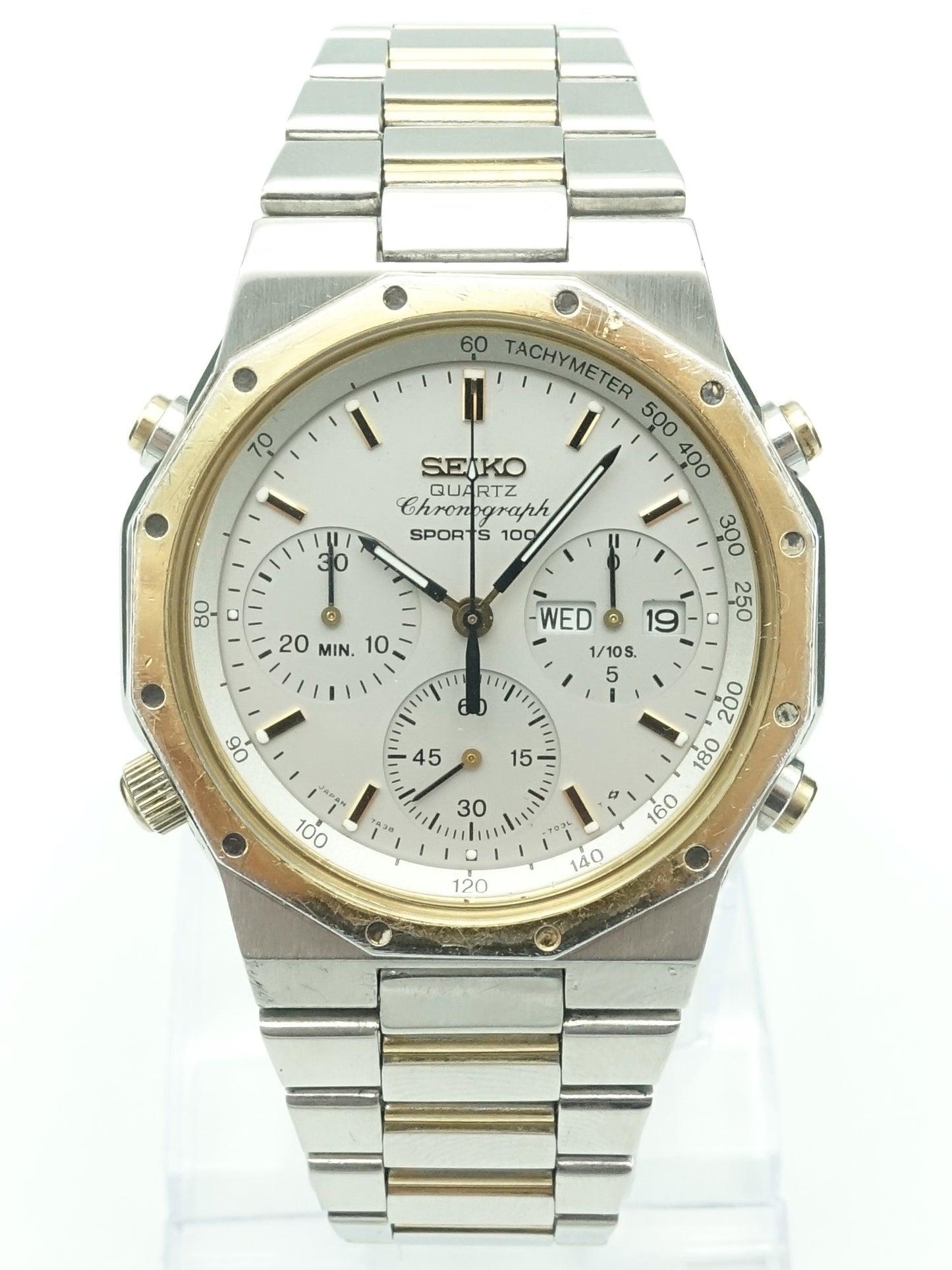 1995 Seiko Chronograph Sports 100 Ref. 7A38-7020