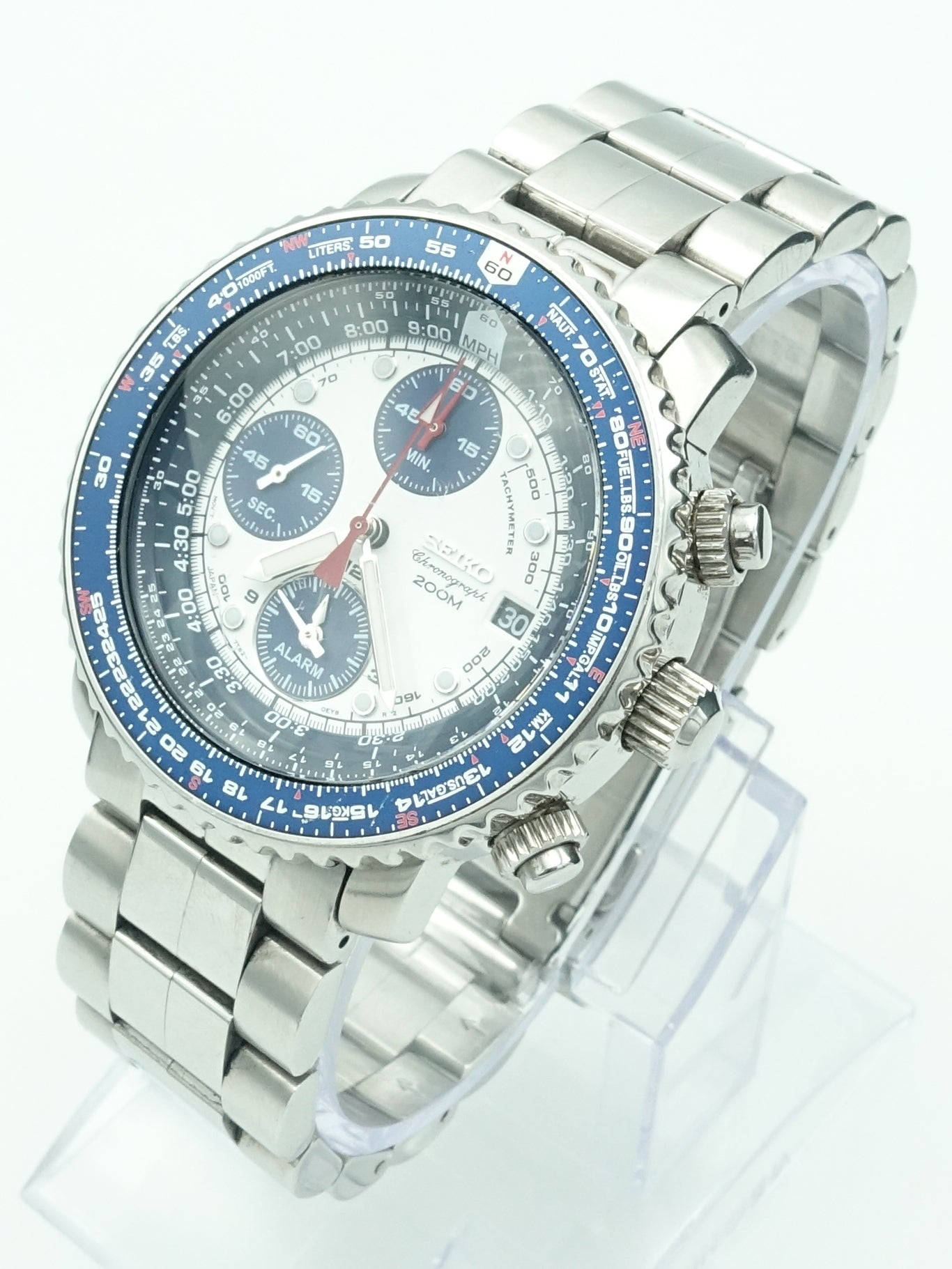 Seiko flightmaster sna413 online blue