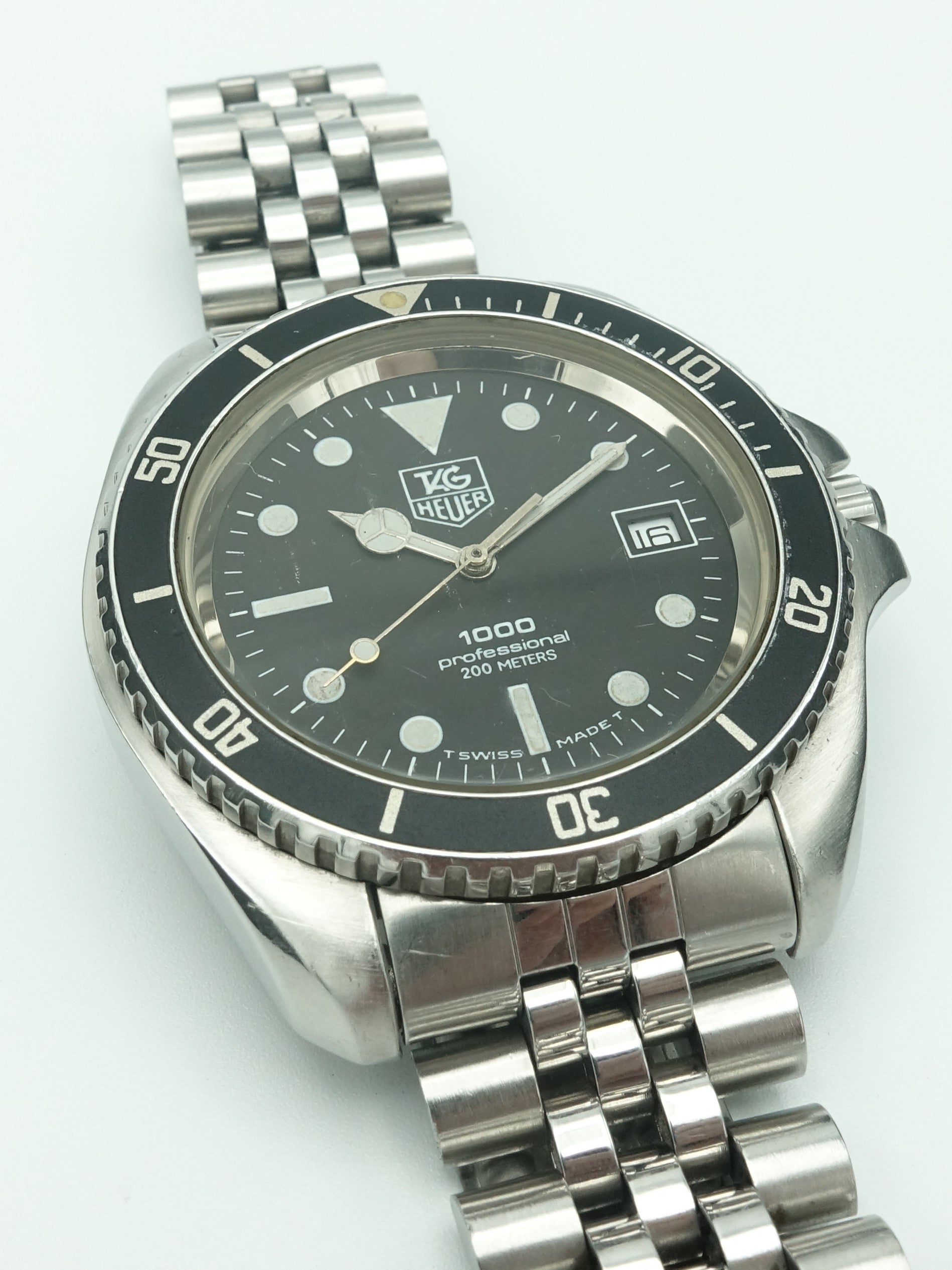 Tag Heuer 1000 Ref. 980.006L Timepiece Vintage